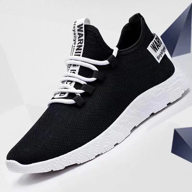 Leichte Herren-Sneaker, lässige Mesh-Sportschuhe für den Sommer, Outdoor-Schuhe für Herren mit weicher Sohle, atmungsaktiv, komfortabel und modisch, trendige Laufschuhe