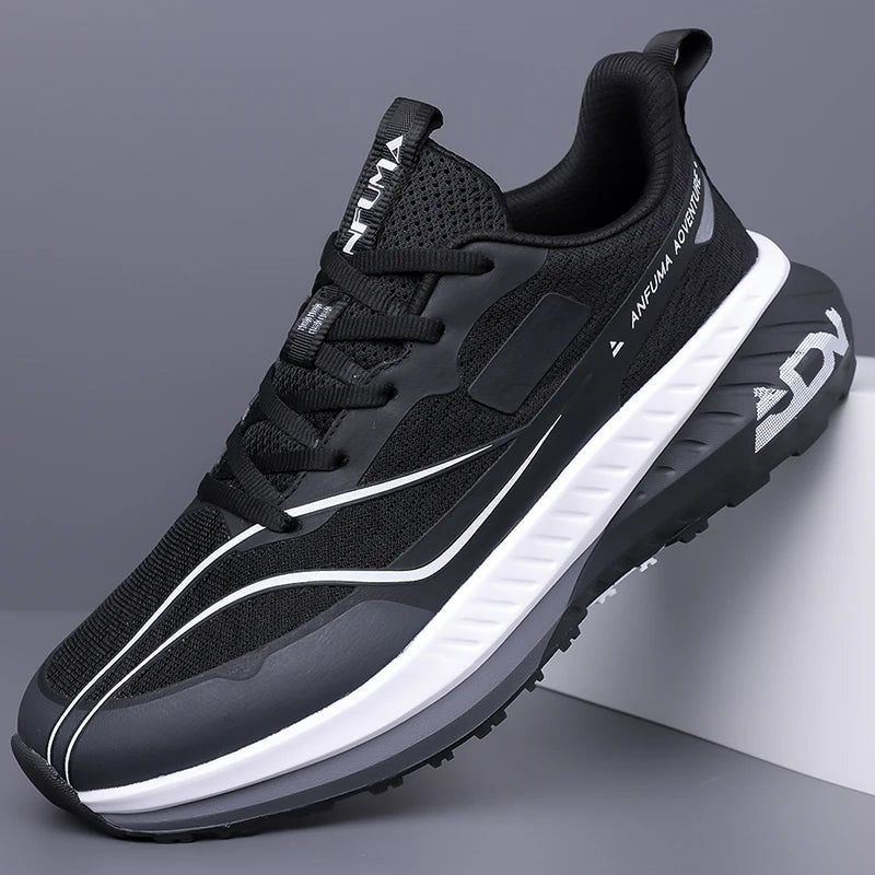 Chaussures de marche pour homme, outdoor, antidérapantes, de bonne qualité, tendance, plates, résistantes à l'usure, respirantes, baskets décontractées, sportives, chaussures de course pour homme