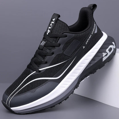 Chaussures de marche pour homme, outdoor, antidérapantes, de bonne qualité, tendance, plates, résistantes à l'usure, respirantes, baskets décontractées, sportives, chaussures de course pour homme