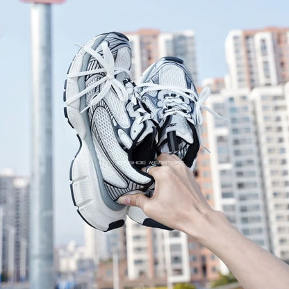 Chaussures à semelles épaisses pour hommes et femmes, pointures 36 à 45. Paris 3XL. Chaussures « Dad Shoes » pour gagner en hauteur. Chaussures épaisées respirantes. Chaussures de sport décontractées.