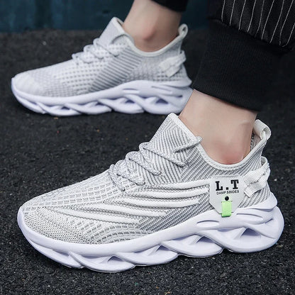YRZL muške sportske crne tenisice za trčanje i jogging, ležerne outdoor tenisice od prozračne mrežice, ženske lagane crne tenisice za tenis s amortizacijom κρα κρα