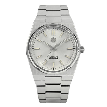 San Martin Classic Men Watch 40mm Miyota 9015 Luxury Dress Automatic Mechanical Wristwatch Quick Release Bracelet SN0023 Reloj