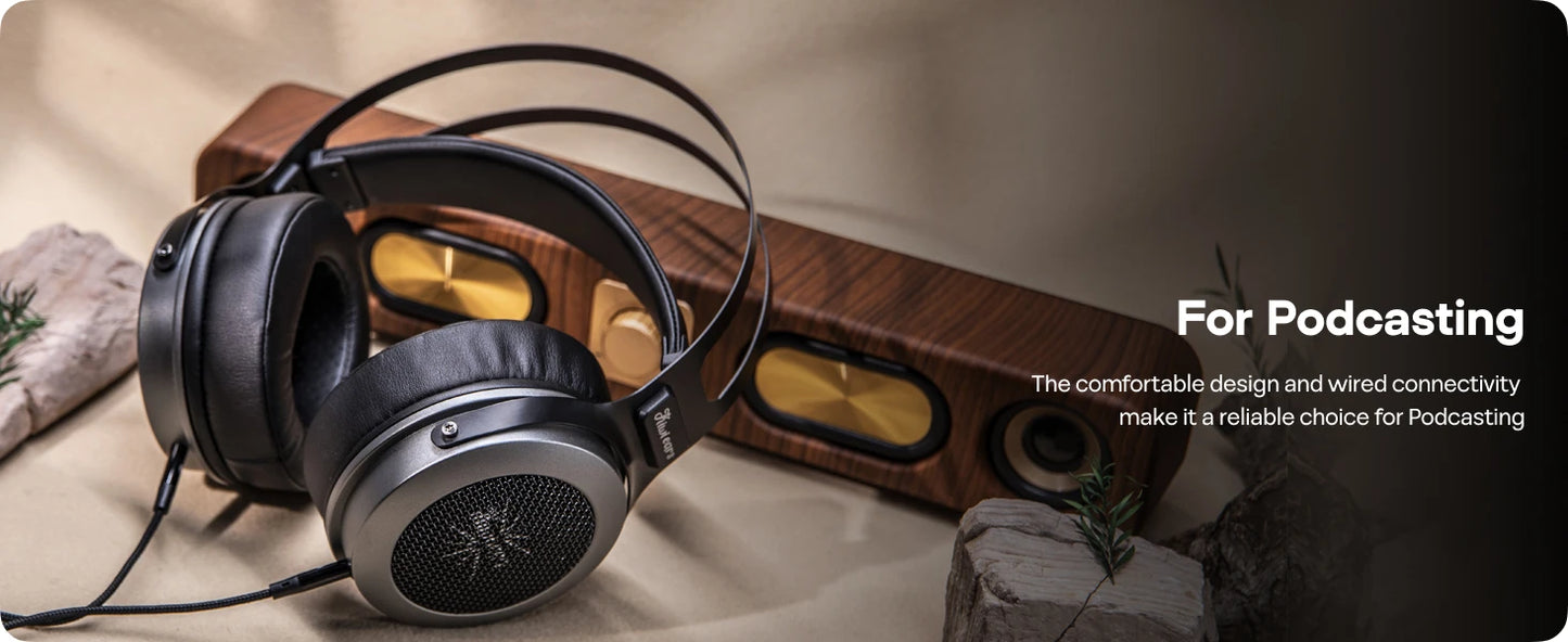 Linsoul Kiwi Ears Altruva Hi-Fi 50mm Dynamic Driver Headphones Open-Back Audiophile Headphones Premium Studio Sound