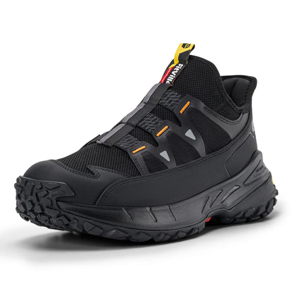 Fittington Wide Sneakers for Men Slip-On Hiking Shoes Soft Comfortable Men Running Shoe Slip-Resistant Walking Shoes with Arch Support