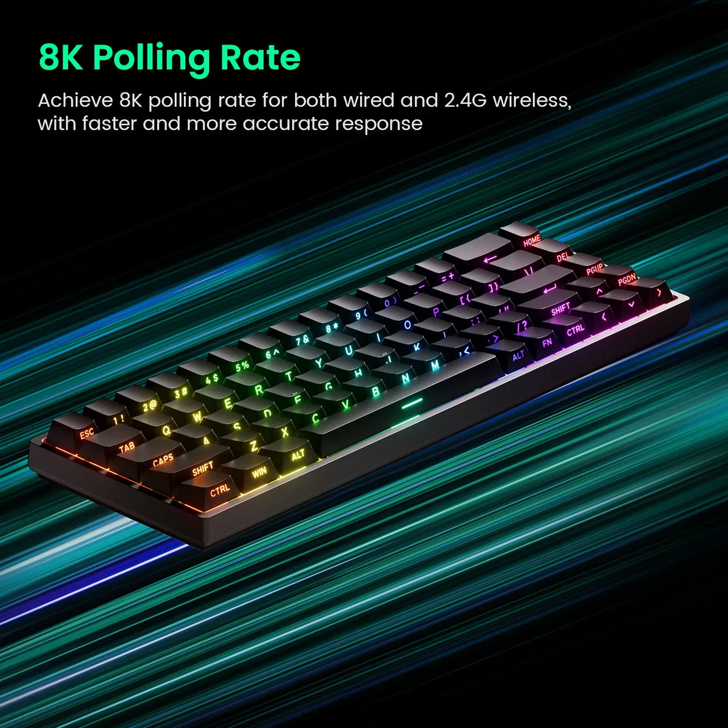 Akko MonsGeek FUN68 FUN60 PRO&MAX HE Magnetische Tastatur 60% 65% Gaming-Tastaturen Rapid Trigger 8K Custom Keyboard Gamer Esports