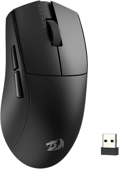 Mouse da gaming wireless Redragon M916, ultraleggero 49G, 8K DPI, 2.4G, con struttura ergonomica a presa naturale