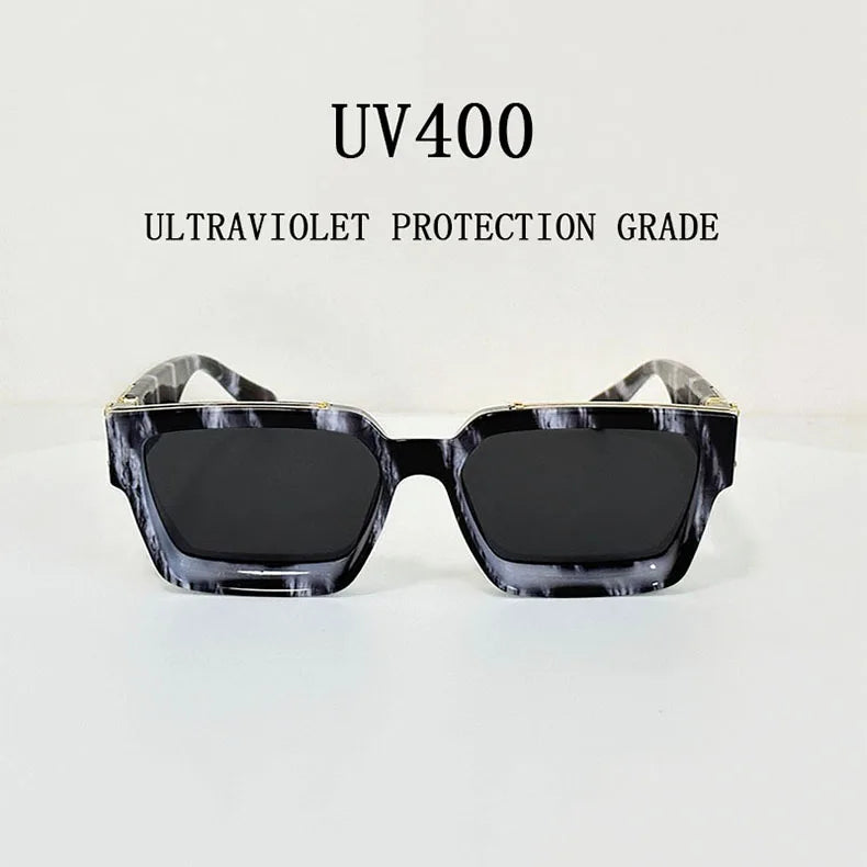 Millionaire Square Sunglasses For Men Retro Sunscreen Sunglasses Women Trendy And Fashionable Vintage Fashion Glasses Zonnebril