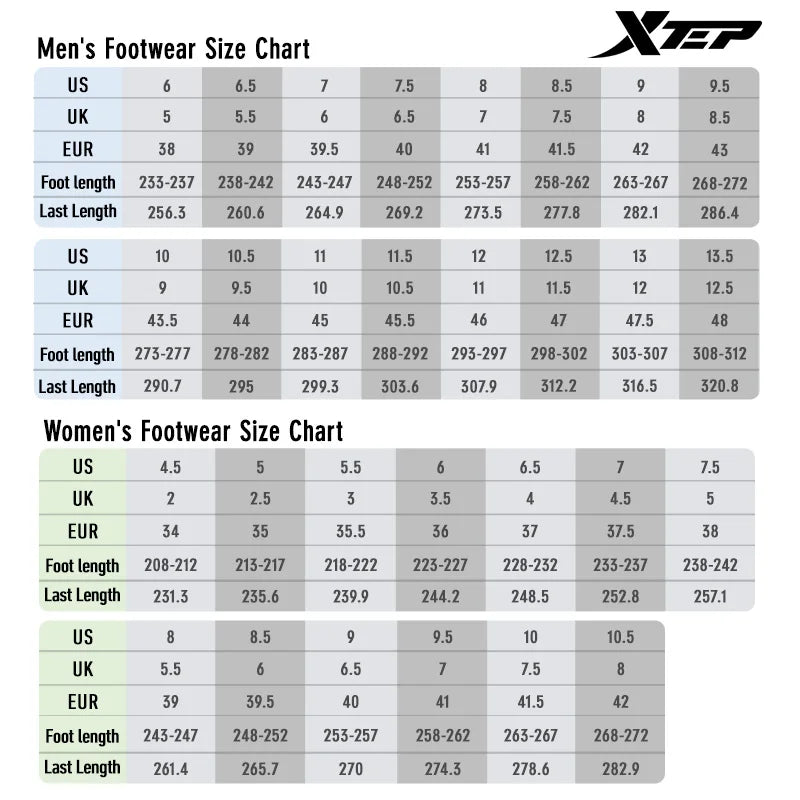Xtep 2000km Men's Running Shoes 2025 Winter Water Proof Stronger Propulsive Force Cushion Shock Absorption Sneakers 875419110019