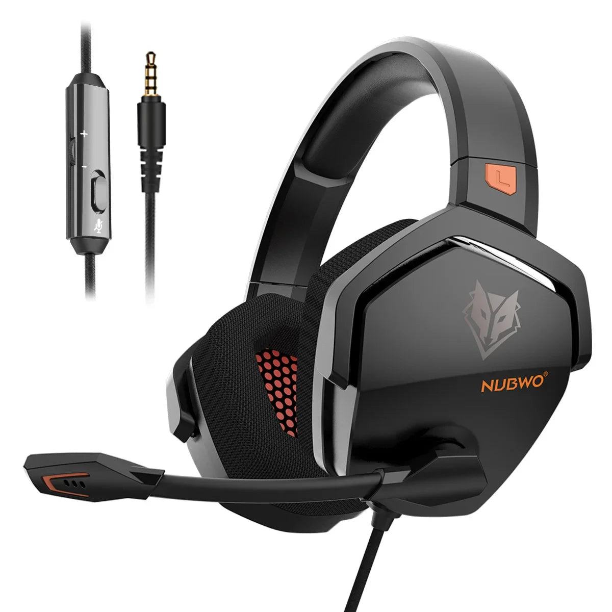 NUBWO N16 Casque Gamer avec Micro Anti-Bruit, Son Stéréo et Design Confortable pour PS5, PS4, Xbox One, Switch, PC, Ordinateur Portable et Mac
