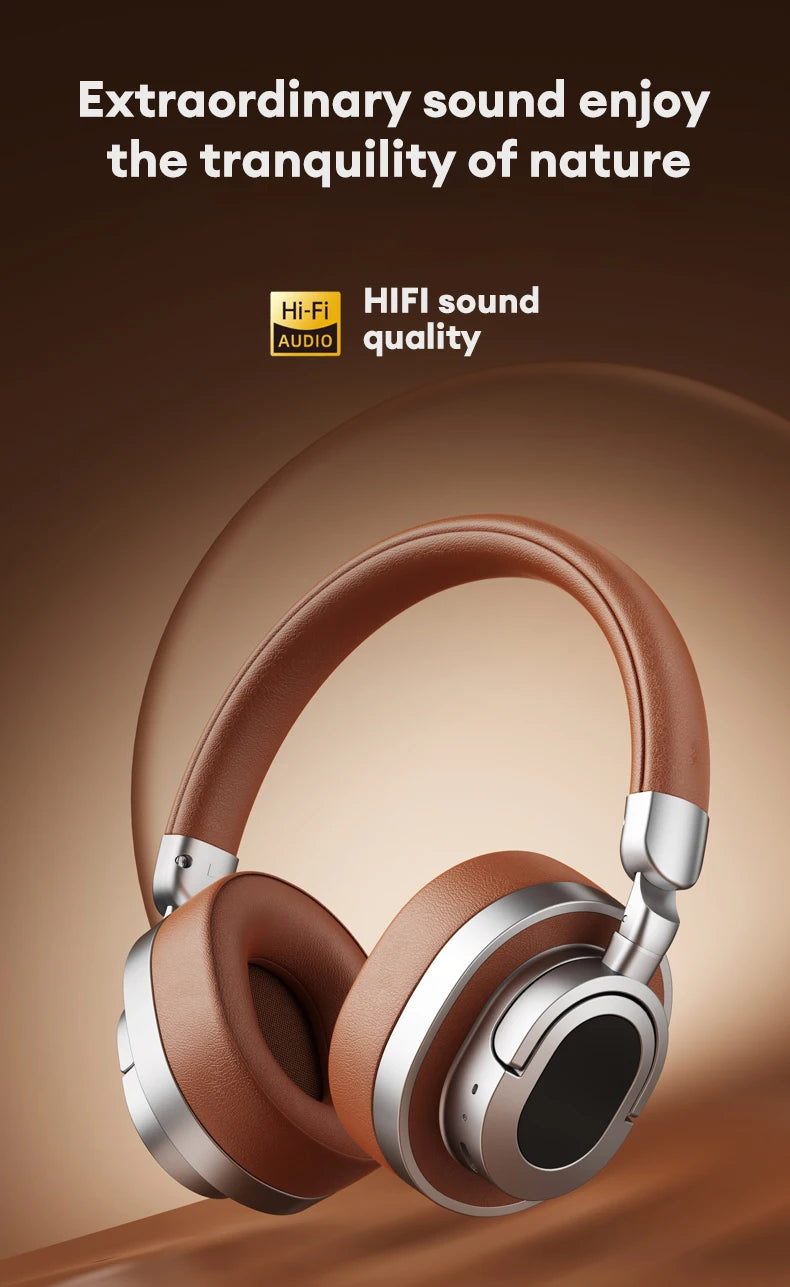 Lenovo LE602 Auriculares circumaurales Bluetooth 6.0 – Auriculares gaming HiFi estéreo ANC inalámbricos y con cable con micrófono ENC HD