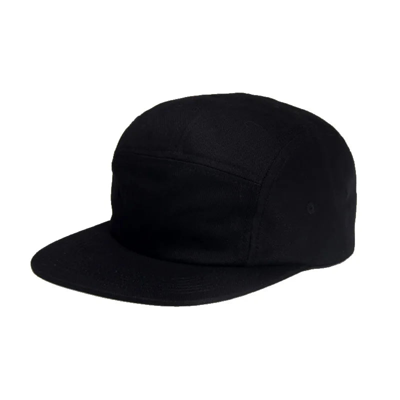 Summer Cotton 5 Panel Big Size Baseball Caps Oversize 62cm Flat Top Sports Snapback Cap Hip Hop Skateboard Hat Custom Wholesale