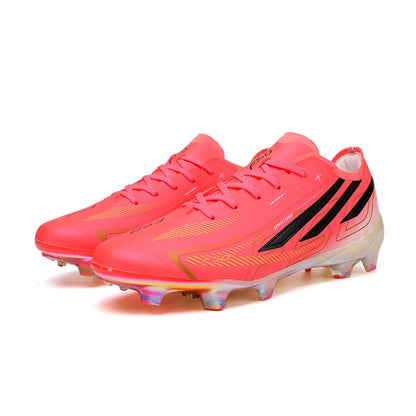 Chaussures de football pour hommes, baskets confortables, chaussures de football de haute qualité avec crampons longs pour garçons - Conception durable et résistante à l'usure