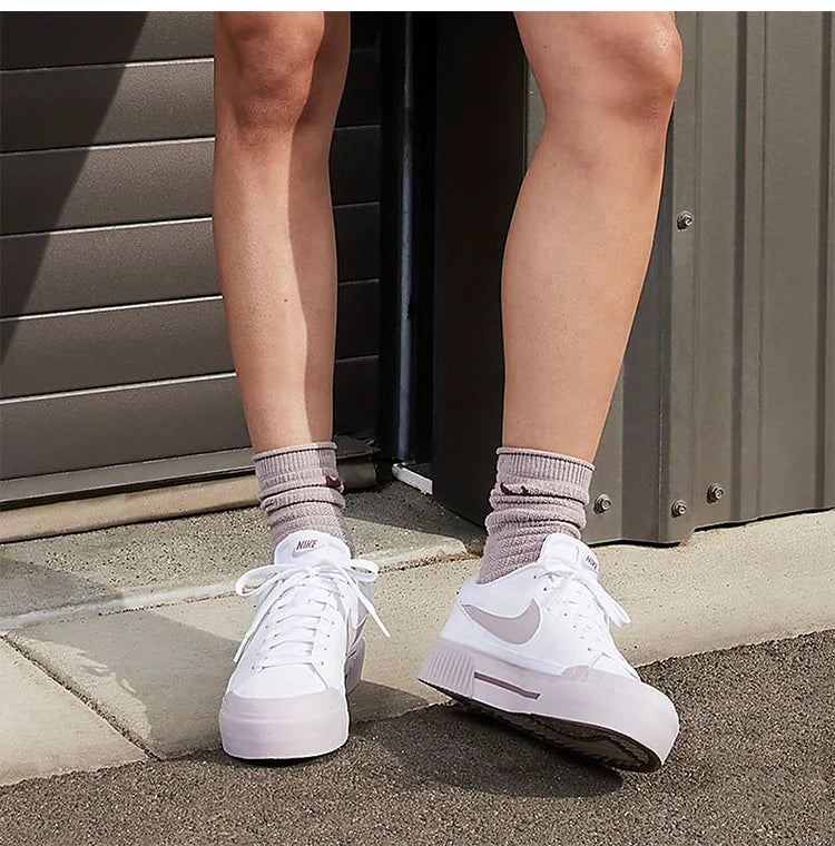 Nike, authentique, nouvelle collection femme, baskets décontractées basses à semelle épaisse résistante à l'usure DM7590-105