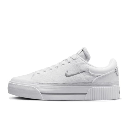 Nike Court Legacy Lift Elevated Sole Design: Slip-Resistant, Comfortable Cushioning, Durable Classic Sneakers DM7590-112
