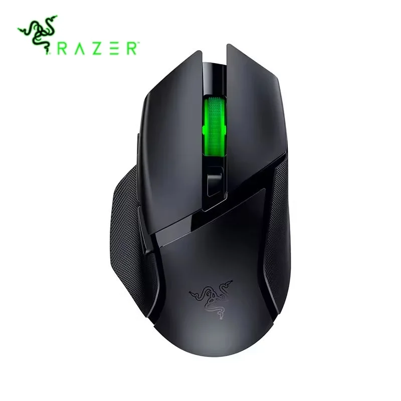Razer Basilisk V3 X HyperSpeed Wireless Gaming Mouse, 18K DPI Optical Sensor, Chroma RGB, HyperSpeed 2.4GHz & Bluetooth Ergonomic Gaming Mouse