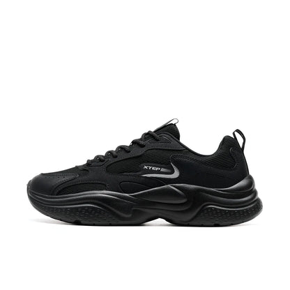 Sapatos casuais Xtep para homem: novidade de verão, em malha respirável, sola grossa, com salto, leves, para jovens, sapatos desportivos de moda 875319320001