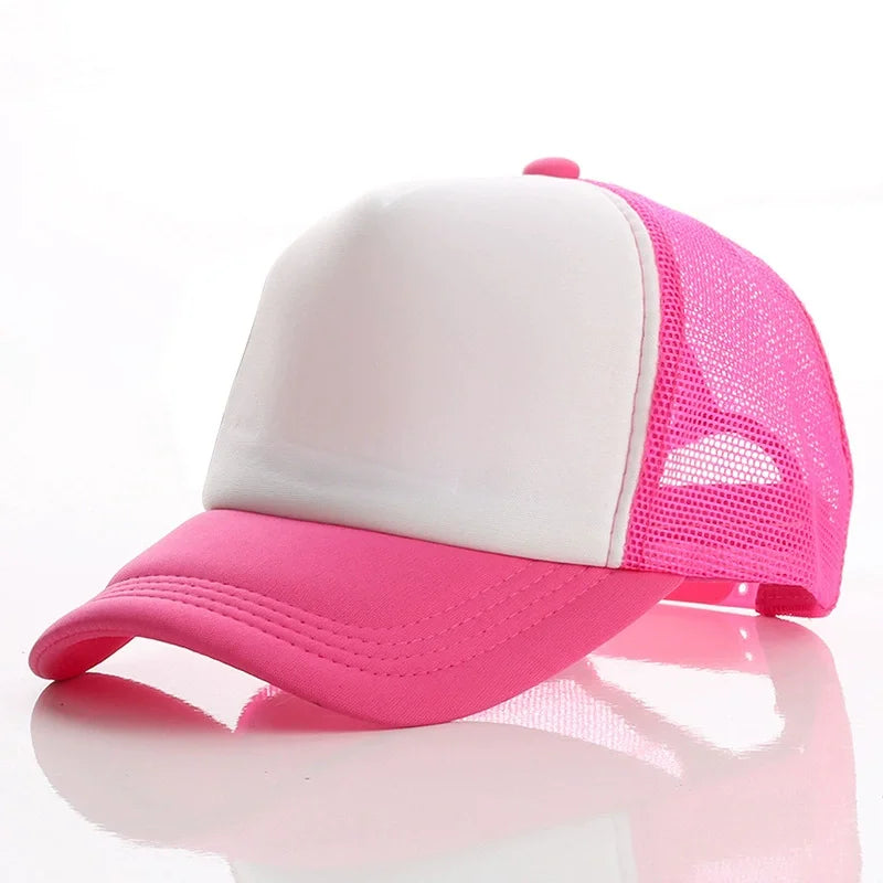 Sublimation Blank Hats Baseball Cap Snapback Hat For Children Adult Adjustable Hats Fashion New Sports Advertising Caps