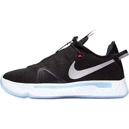 Nike Genuine PG 4 EP Paul George 4 Black White Blue Drip Men's Basketball Shoes CD5082-001
