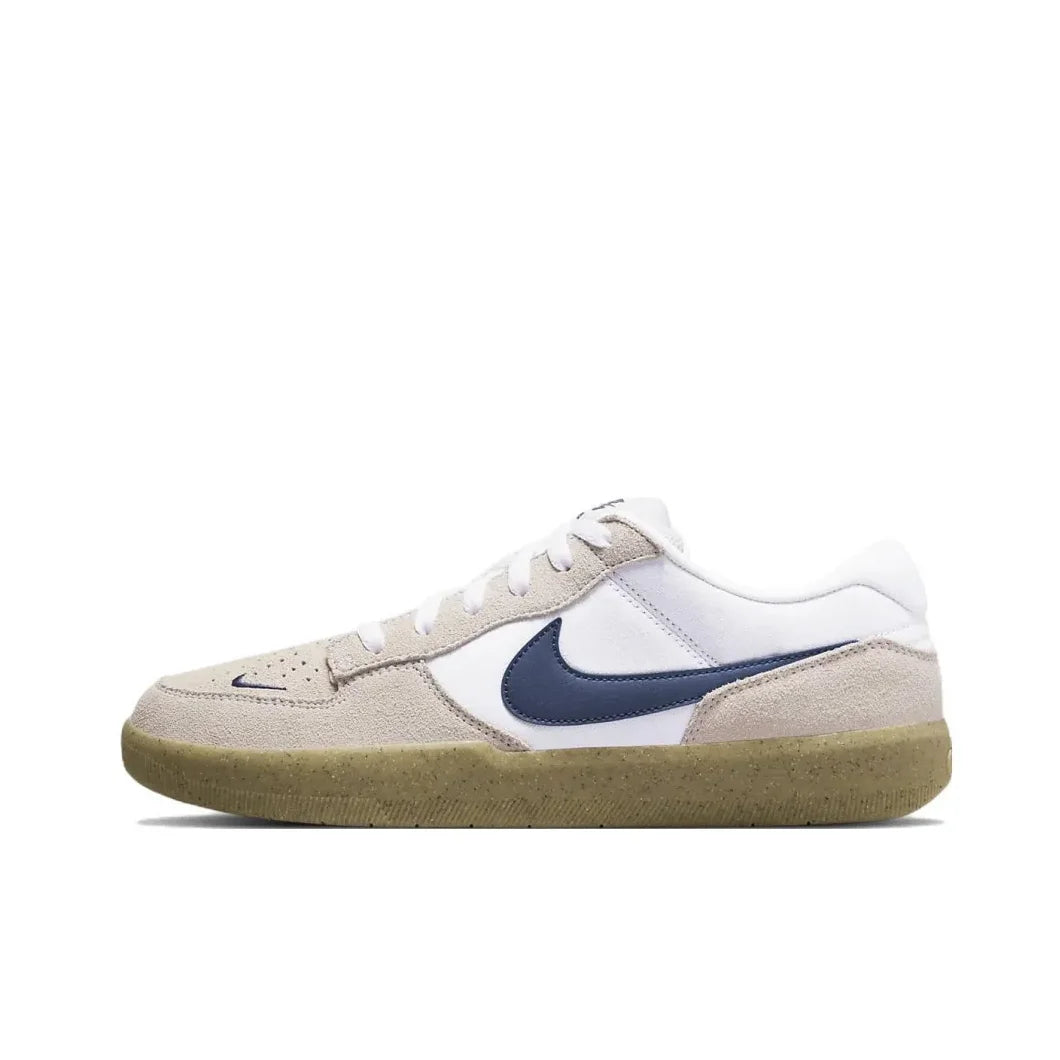 Nike SB Force 58 – wyściełane, oddychające, wytrzymałe, wysokiej jakości niskie buty skateboardowe unisex, szaro-biało-niebieskie, CZ2959-100