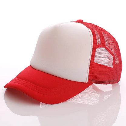 Sublimation Blank Hats Baseball Cap Snapback Hat For Boy Men Women Adjustable Hats Fashion New Sports Advertising Caps