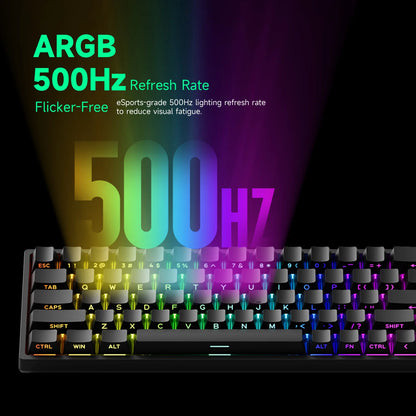 Akko MonsGeek FUN68 FUN60 PRO&MAX HE Magnetische Tastatur 60% 65% Gaming-Tastaturen Rapid Trigger 8K Custom Keyboard Gamer Esports