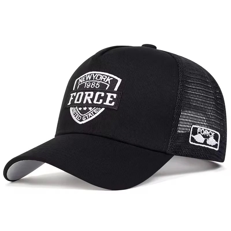 Summer Men Mesh Baseball Cap Outdoor Sport Letter Snapback Hat for Women Unisex Breathable Caps Hip Hop Trucker Hats Summer Men