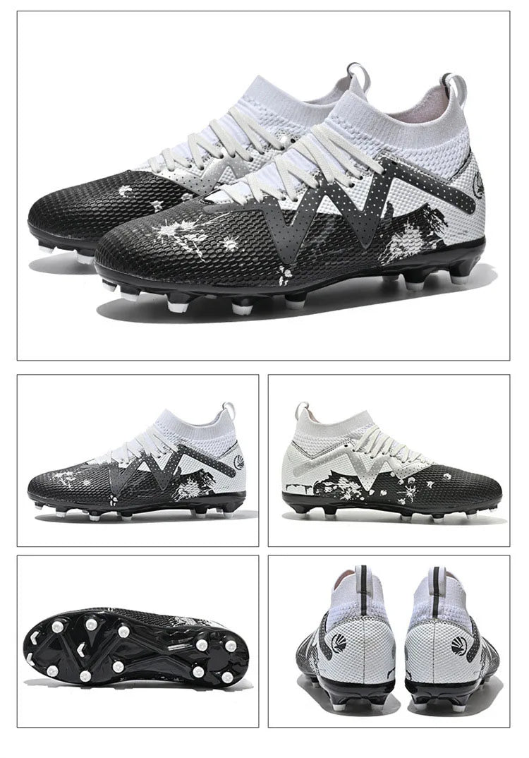 Chaussures de Football pour hommes, chaussures de sport professionnelles, ongles longs FG, crampons de sport de plein air, chaussures d'entraînement antidérapantes