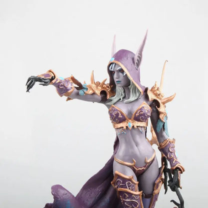 23cm World Of Warcraft Sylvanas Windrunner Action Figures Queen Of The Undead Pvc Model Doll Collection Ornaments Gift For Kids