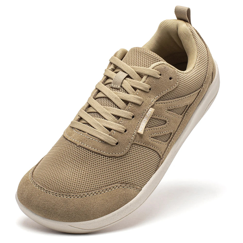 HOBIBEAR Barefoot Shoes for Women Men Zero Drop Wide Toe Box Sneakers Minimalist Lace Up Lightweight Running Shoes