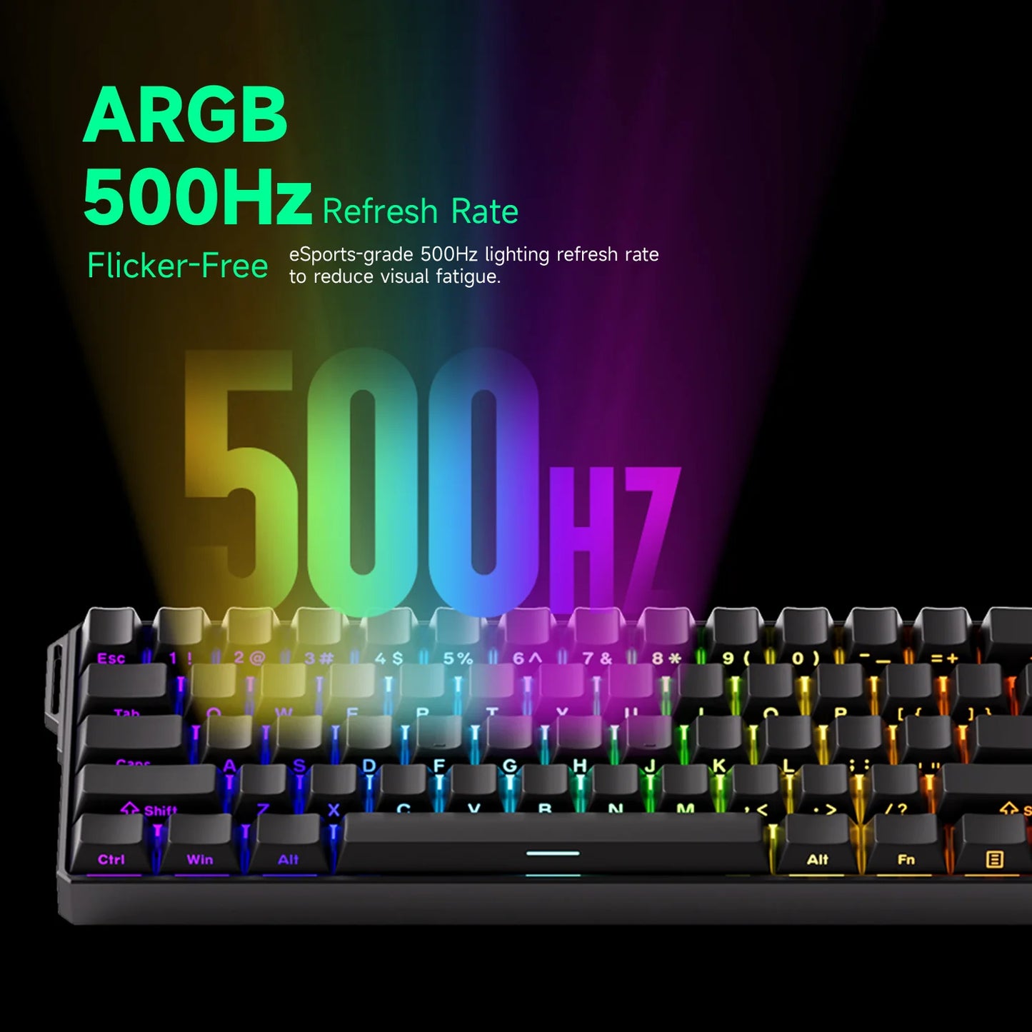 Akko MonsGeek FUN60 Ultra mechanische Gaming-Tastatur, magnetische Switches, 60 %, Rapid Trigger, 8K HE/TMR, Custom-Aluminium-Tastatur für Gamer