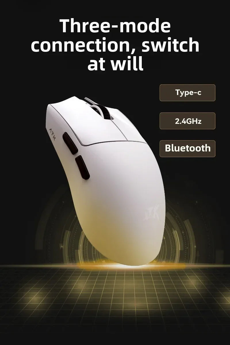 ATK X1 SE Wireless Gaming Mouse 26K DPI PAW3395 Sensor, Lightweight 2.4GHz Gaming Mouse for PC & Mac