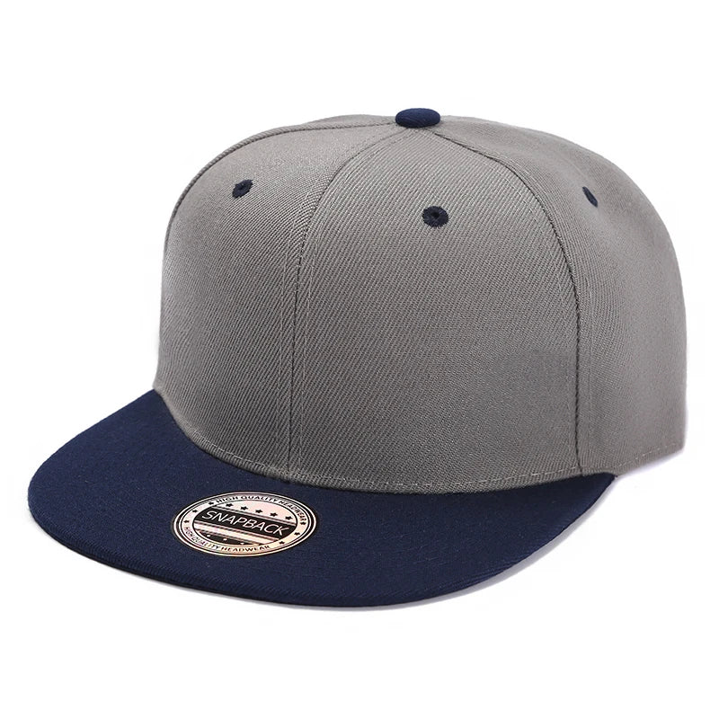 Cappellino da baseball a visiera piatta con logo personalizzato stampato o ricamato, cappellino unisex da esterno, cappellino hip hop "Dad Hat", gorras da uomo, cappellino street snapback