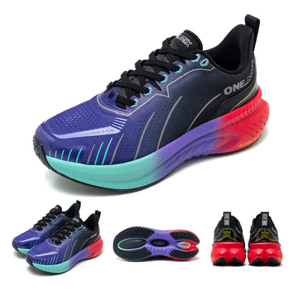 ONEMIX Neue Laufschuhe mit Dämpfung für Herren, geeignet für intensive Läufer, Schnürschuhe, Sportschuhe für Damen, rutschfeste Outdoor-Sportschuhe für Herren