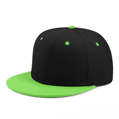 Cappellino da baseball a visiera piatta con logo personalizzato stampato o ricamato, cappellino unisex da esterno, cappellino hip hop "Dad Hat", gorras da uomo, cappellino street snapback