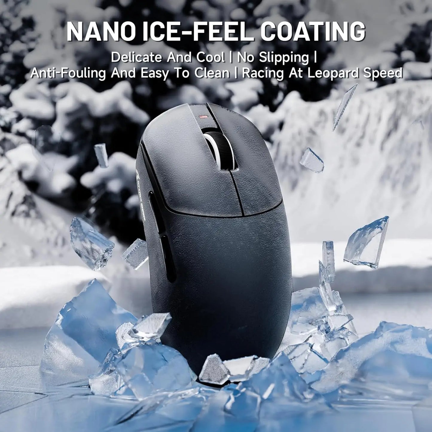 ATTACK SHARK X8 Ultra 8KHz Wireless Gaming Mouse, 55g Superlight Gaming Mouse, PAW3950MAX Sensor, 42,000 DPI, Tri-Mode Bluetooth & USB Gaming Mouse