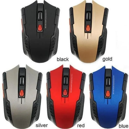 Mini Portable Wireless Optical Mouse 2.4GHz USB Computer Mouse for PC & Laptop, Ergonomic Mini Portable Wireless Mouse with Adjustable DPI