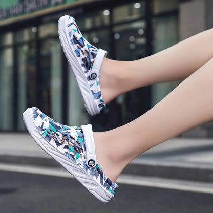 Nouvelle mode sandales hommes sabots sandales confortables respirant plage sandales hommes femmes sabots pantoufles fond souple hommes chaussures