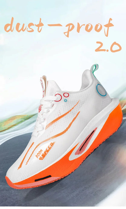 2025 Men's And Women's Carbon Board Running Shoes Professional Marathon, Lightweight Rebound Cushioning Breathable Sports Shoes