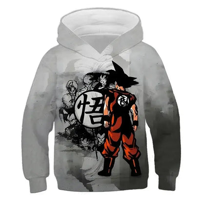 2025 Autumn Cool Dragon Ball Z Kids Boys Sweatshirts Children Casual Boy Hoodies Pullover Anime Dragon Ball Hoodie Hooded Coats, Produit gaming premium Fraquane, produits de luxe, nouvelle génération, équipement gamer