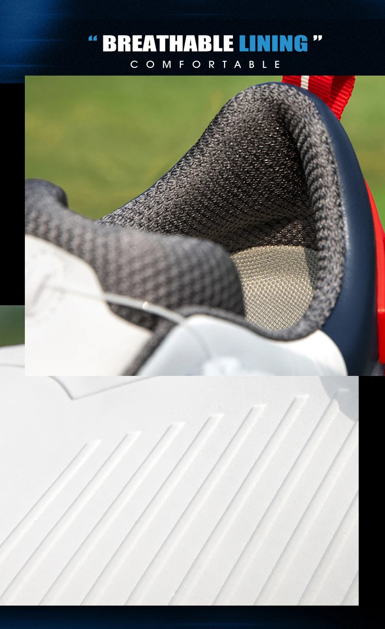 PGM golf shoes men's cushioning rebound sneakers knob men's shoes wear-resistant TPU waterproof shoes