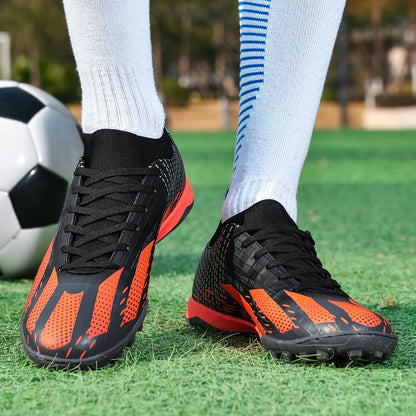 Chaussures de football pour homme, chaussures de futsal, chaussures de football en salle, sport, match, entraînement, enfants, crampons TF, gazon, cheville, best-seller, haute qualité, légères