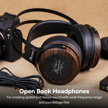 Linsoul Kiwi Ears Altruva Hi-Fi 50mm Dynamic Driver Headphones Open-Back Audiophile Headphones Premium Studio Sound