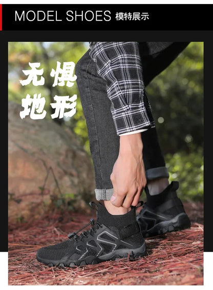Chaussures unisexes respirantes à séchage rapide pour la pêche et les sports nautiques, bottes aquatiques d'été pour la pêche en amont, chaussures de plage antidérapantes pour femmes, à porter pieds nus