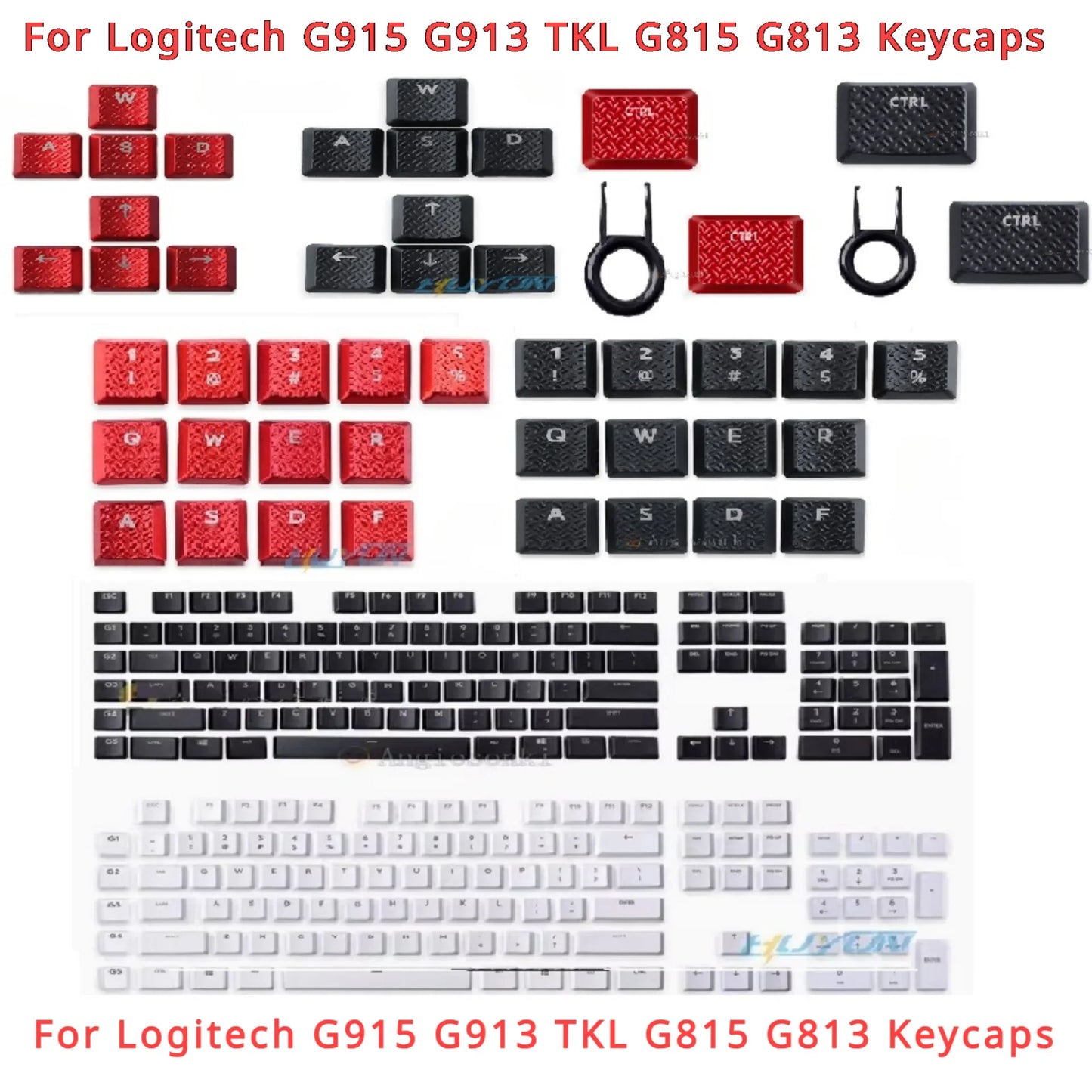 111 key PC translucent keycap new G913 TKL G915 G813 G815 gaming mechanical keyboard keycap