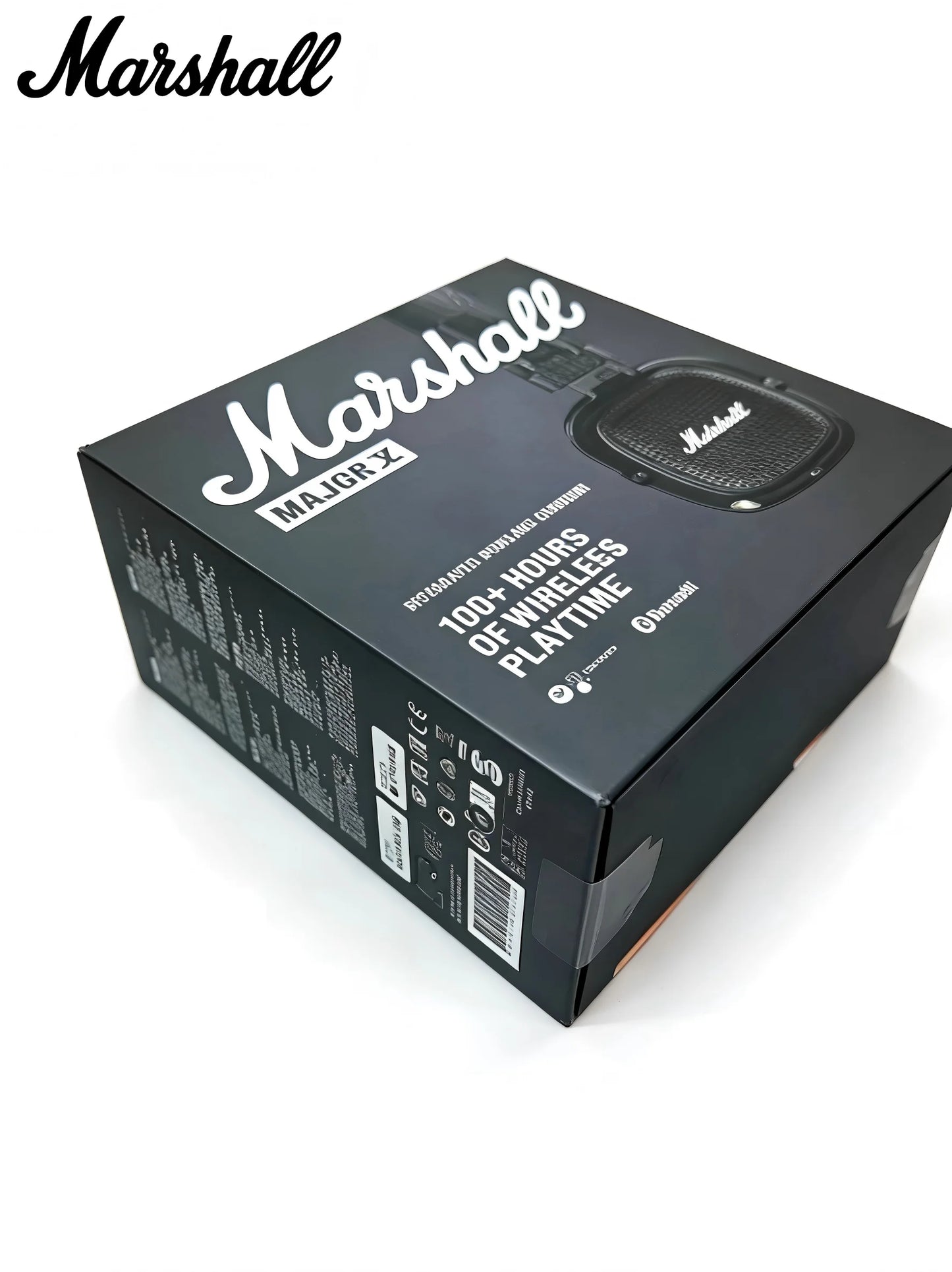 Marshall Major V On-Ear Bluetooth Headphones – Wireless Deep Bass Foldable Headset with Microphone for Sports, Gaming & Everyday Use