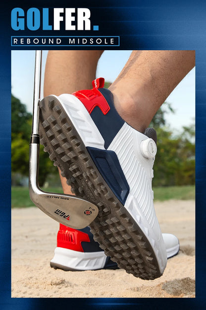 PGM golf shoes men's cushioning rebound sneakers knob men's shoes wear-resistant TPU waterproof shoes