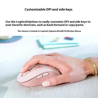 Logitech M750 Wireless Mouse 2.4GHz USB Receiver, 2000 DPI Portable Wireless Mouse for PC, Laptop, Office & Home Use