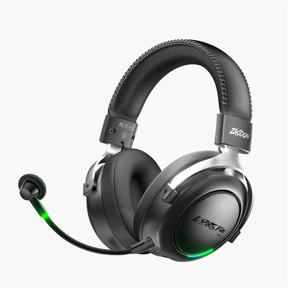 HAAYOT Wireless Gaming Headphones Bluetooth 5.3 with 53mm Titanium Drivers, 7.1 Virtual Surround Sound, Low Latency Gaming Headset for PC PS5 Mobile