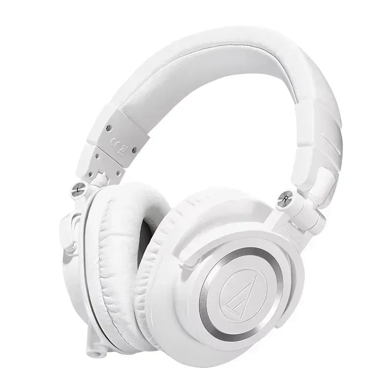 Audio-Technica ATH-M50x Professional Studio Monitor Headphones Hi-Fi Wired Over-Ear Headphones with Foldable Design for Music Production