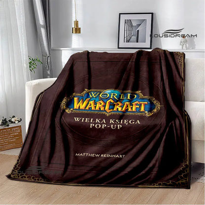 Game World of Warcraft Printed Blanket Picnic blanket Warm Flannel blankets Home bed linings blankets for beds Birthday Gift